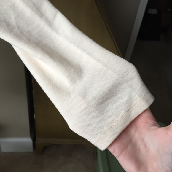 New NWT THML cream embroidered open hood jacket S - Picture 10 of 14